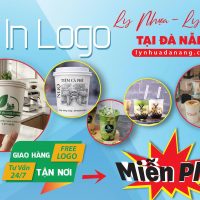 Banner in logo ly nhựa, ly giấy tại Đà Nẵng, miễn phí thiết kế